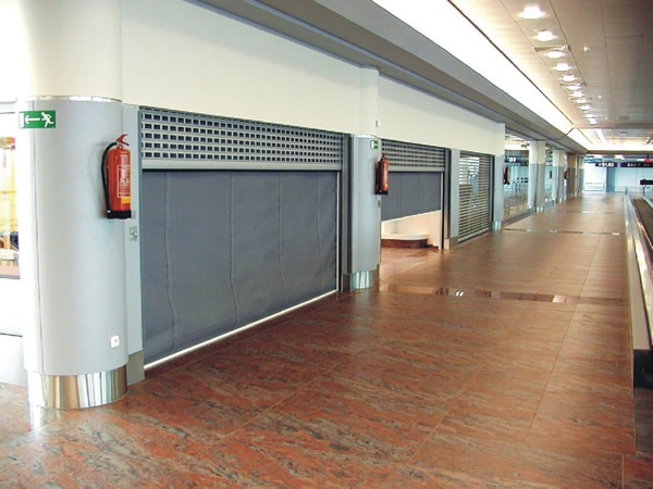 擋煙垂壁用硅膠布 方案圖一